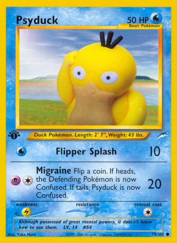 Psyduck (79/105) [Neo Destiny 1st Edition] | Card Merchant Takapuna