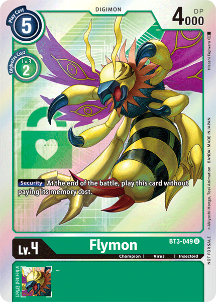 Flymon [BT3-049] (Buy-A-Box Promo) [Release Special Booster Ver.1.5 Promos] | Card Merchant Takapuna