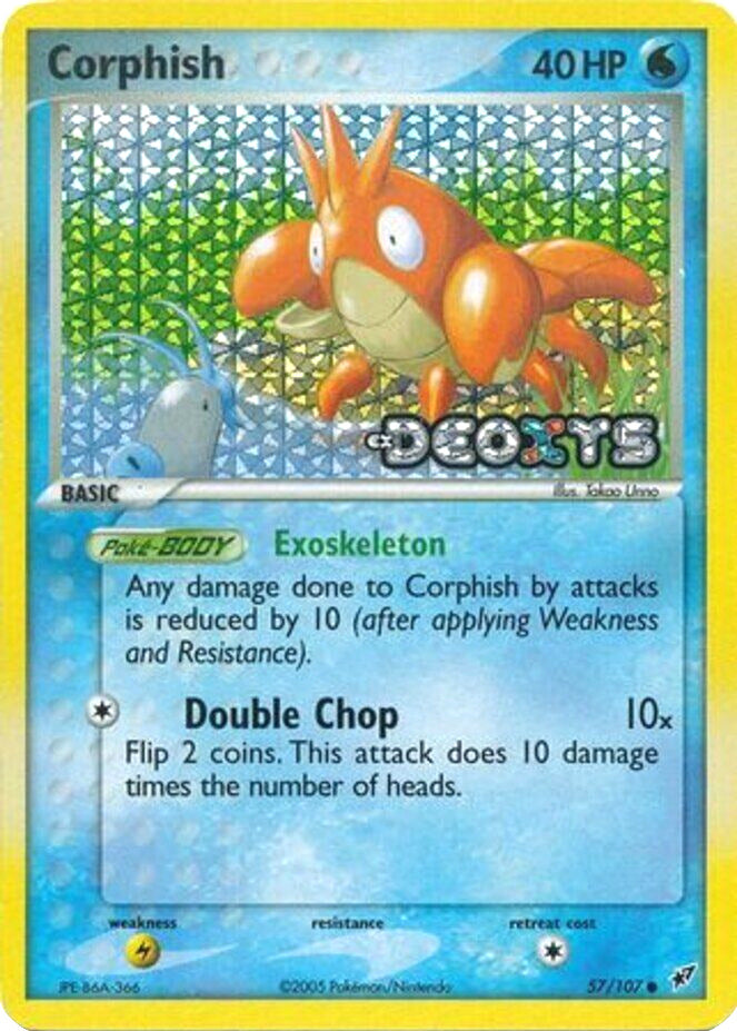 Corphish (57/107) (Stamped) [EX: Deoxys] | Card Merchant Takapuna