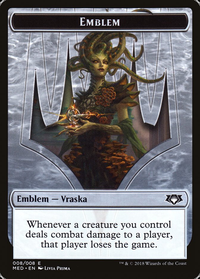 Vraska, Golgari Queen Emblem [Mythic Edition Tokens] | Card Merchant Takapuna