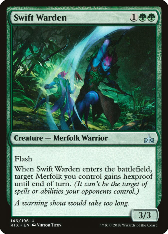 Swift Warden [Rivals of Ixalan] | Card Merchant Takapuna