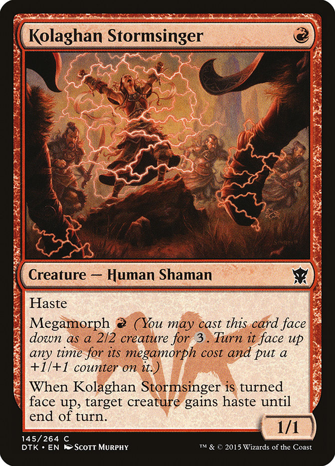 Kolaghan Stormsinger [Dragons of Tarkir] | Card Merchant Takapuna