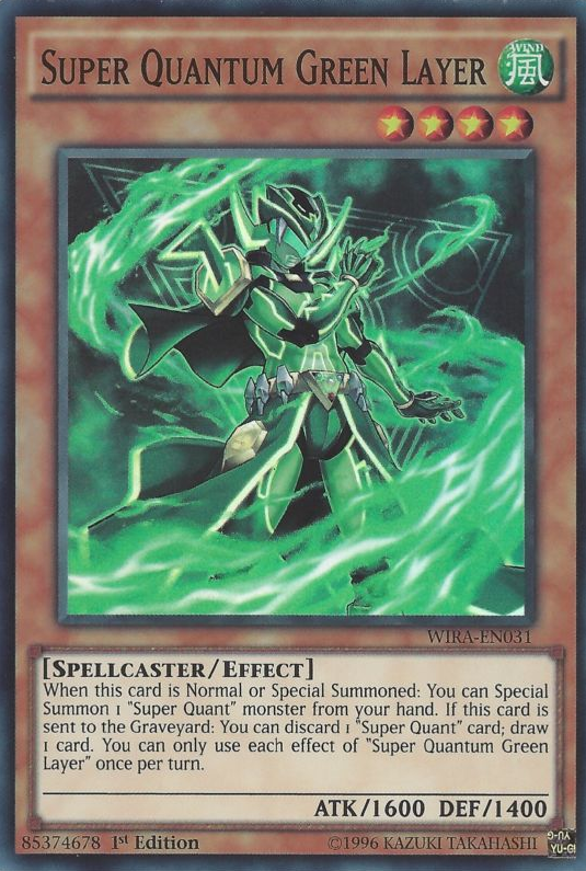 Super Quantum Green Layer [WIRA-EN031] Super Rare | Card Merchant Takapuna