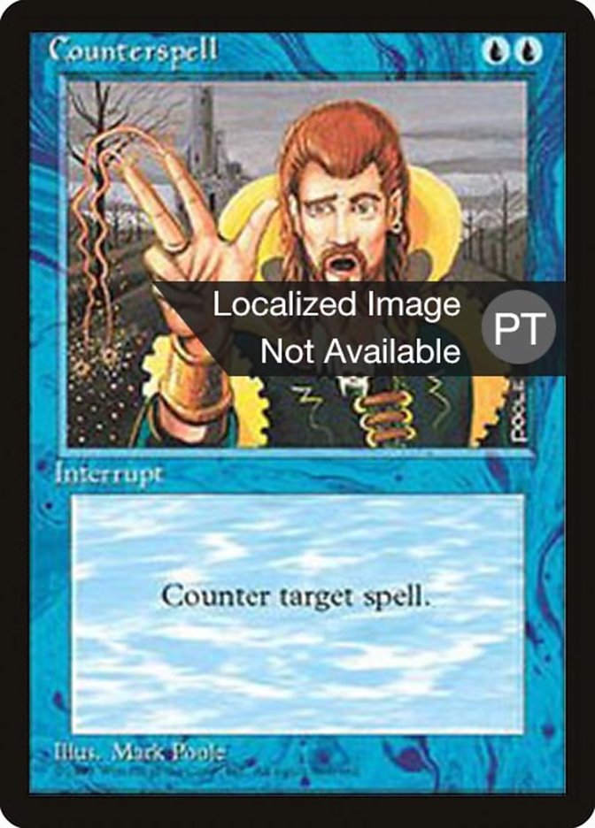 Counterspell [Fourth Edition (Foreign Black Border)] | Card Merchant Takapuna