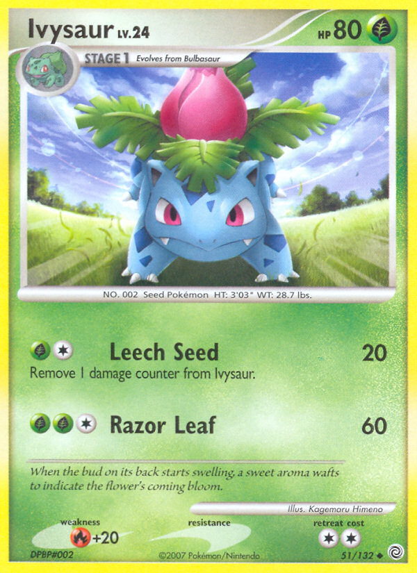 Ivysaur (51/132) [Diamond & Pearl: Secret Wonders] | Card Merchant Takapuna