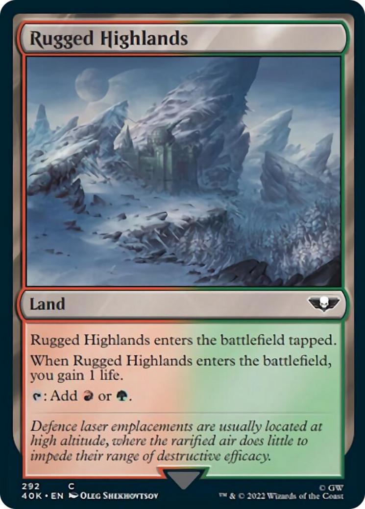 Rugged Highlands [Warhammer 40,000] | Card Merchant Takapuna