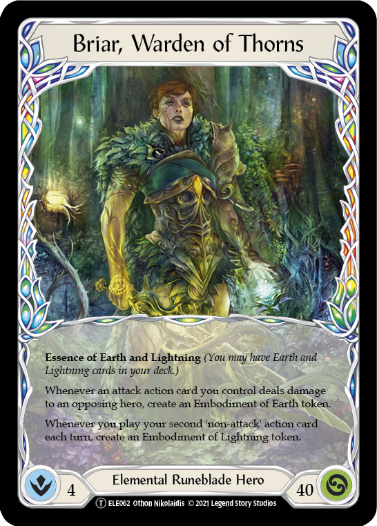 Briar, Warden of Thorns // Titan's Fist [U-ELE062] (Tales of Aria Unlimited)  Unlimited Normal | Card Merchant Takapuna