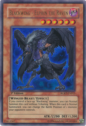 Blackwing - Elphin the Raven [RGBT-EN013] Ultra Rare | Card Merchant Takapuna