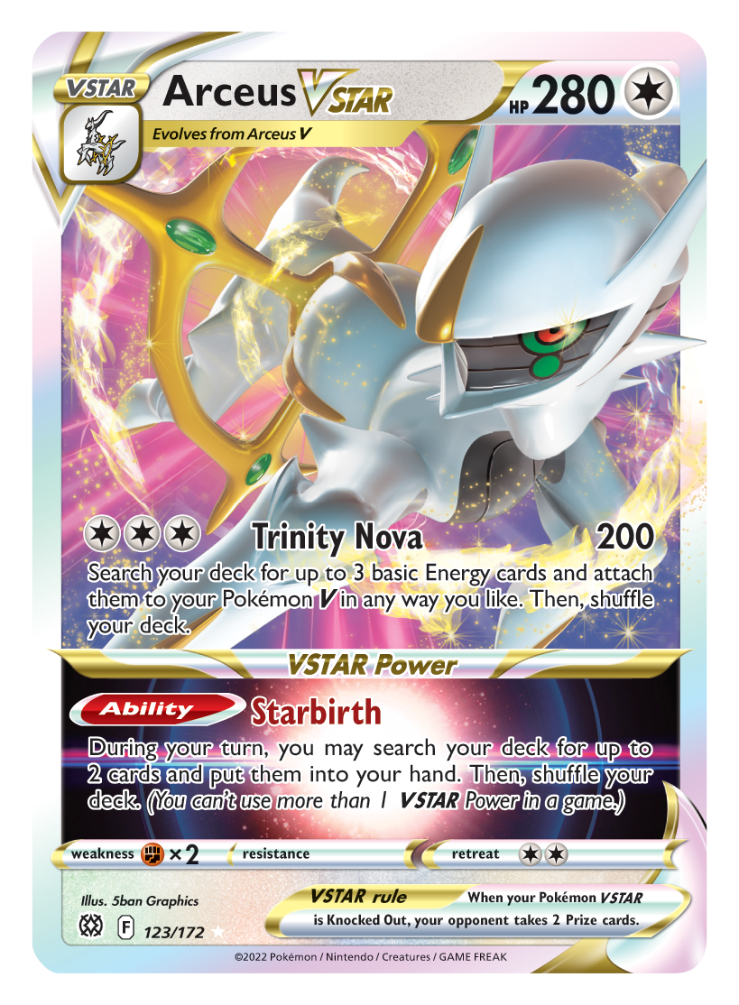 Arceus VSTAR (123/172) [Sword & Shield: Brilliant Stars] | Card Merchant Takapuna