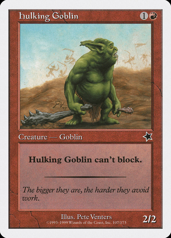 Hulking Goblin [Starter 1999] | Card Merchant Takapuna