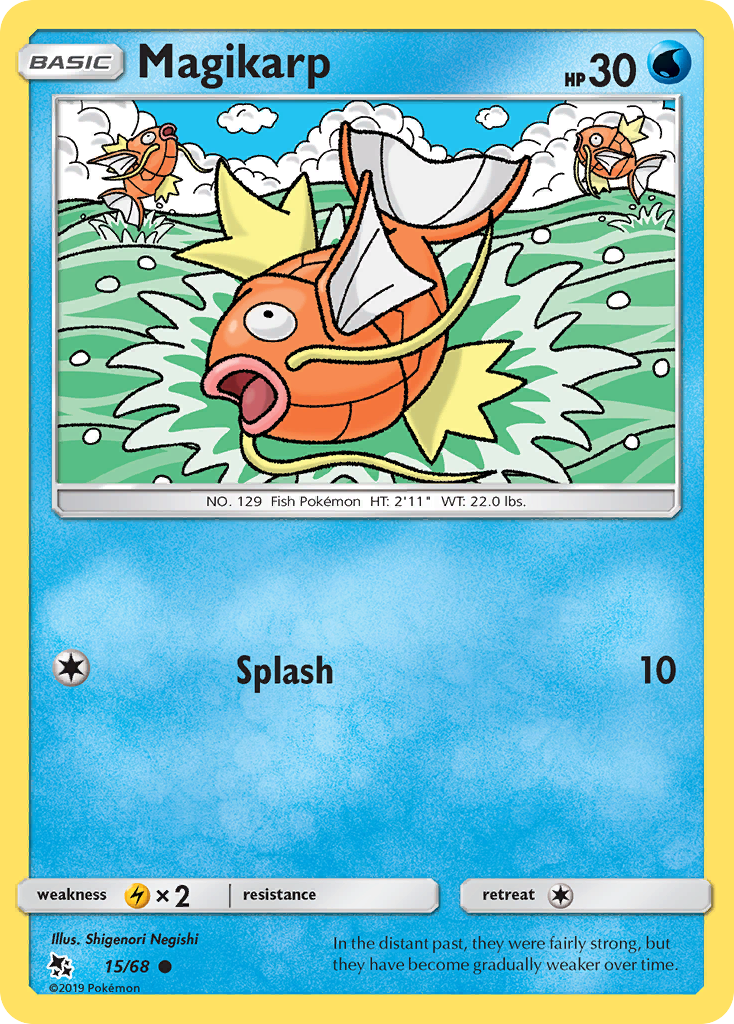 Magikarp (15/68) [Sun & Moon: Hidden Fates] | Card Merchant Takapuna