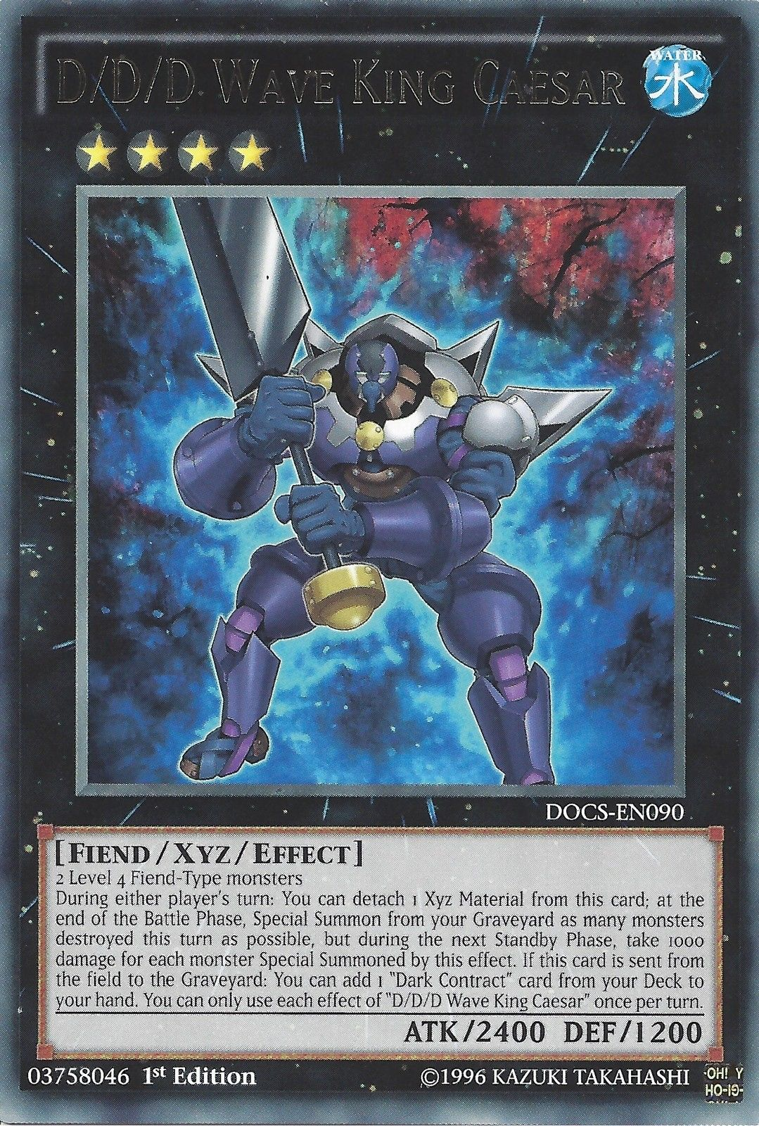 D/D/D Wave King Caesar [DOCS-EN090] Rare | Card Merchant Takapuna