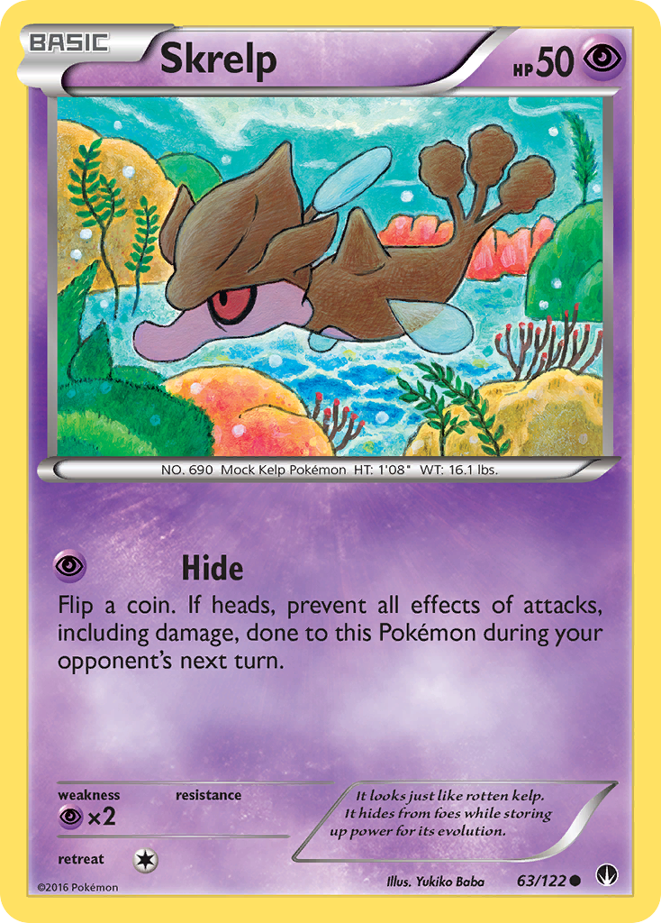 Skrelp (63/122) [XY: BREAKpoint] | Card Merchant Takapuna