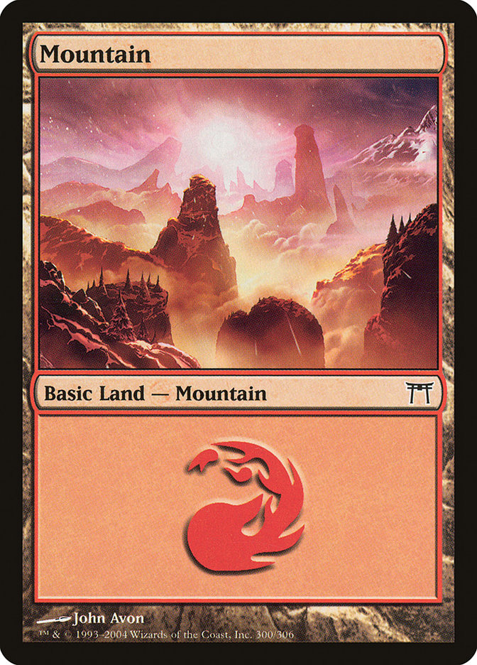 Mountain (300) [Champions of Kamigawa] | Card Merchant Takapuna