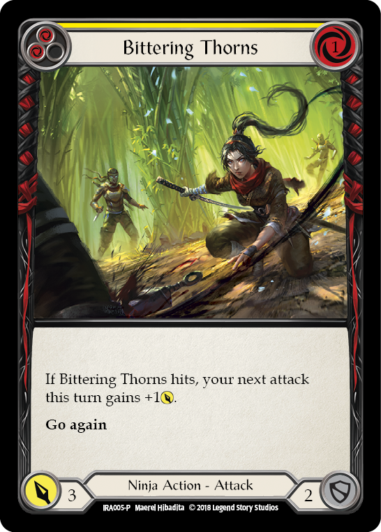 Bittering Thorns [IRA005-P] (Ira Welcome Deck)  1st Edition Normal | Card Merchant Takapuna