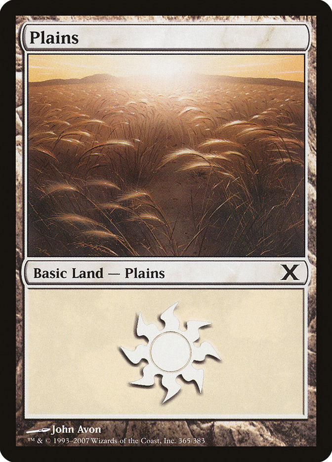 Plains (365) [Tenth Edition] | Card Merchant Takapuna