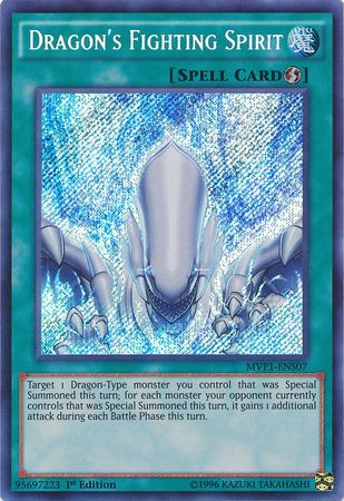 Dragon's Fighting Spirit [MVP1-ENS07] Secret Rare | Card Merchant Takapuna