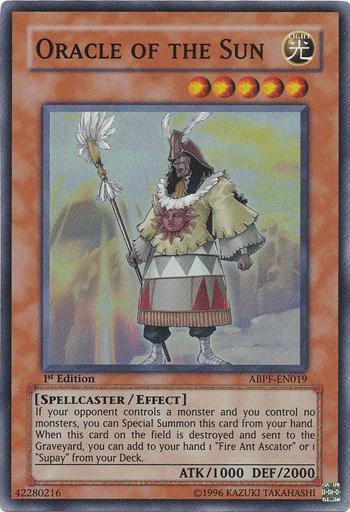 Oracle of the Sun [ABPF-EN019] Super Rare | Card Merchant Takapuna