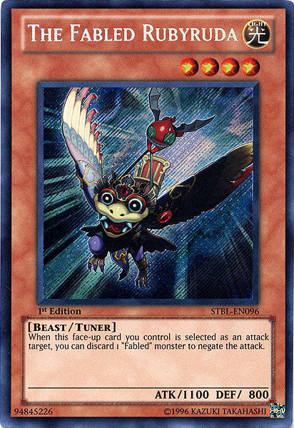 The Fabled Rubyruda [STBL-EN096] Secret Rare | Card Merchant Takapuna