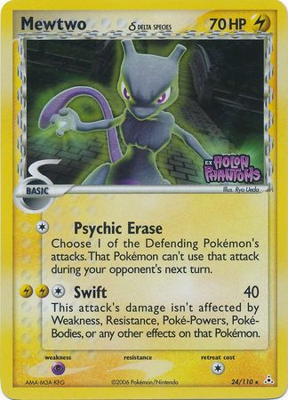 Mewtwo (24/110) (Delta Species) (Stamped) [EX: Holon Phantoms] | Card Merchant Takapuna