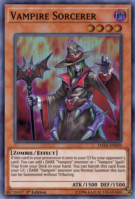 Vampire Sorcerer [DASA-EN049] Super Rare | Card Merchant Takapuna