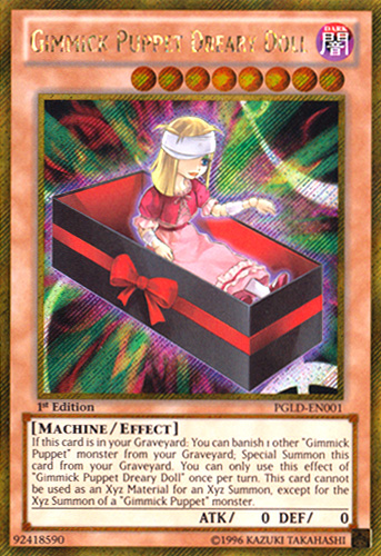 Gimmick Puppet Dreary Doll [PGLD-EN001] Gold Secret Rare | Card Merchant Takapuna