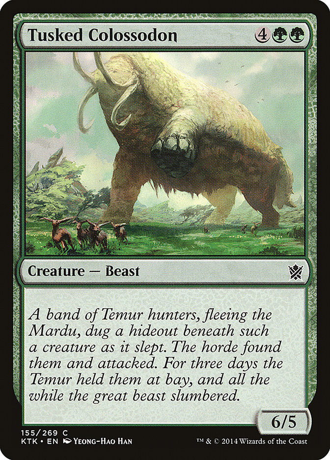 Tusked Colossodon [Khans of Tarkir] | Card Merchant Takapuna