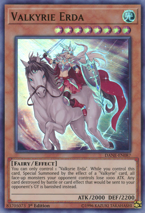 Valkyrie Erda [DANE-EN087] Ultra Rare | Card Merchant Takapuna