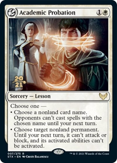 Academic Probation [Strixhaven: School of Mages Prerelease Promos] | Card Merchant Takapuna