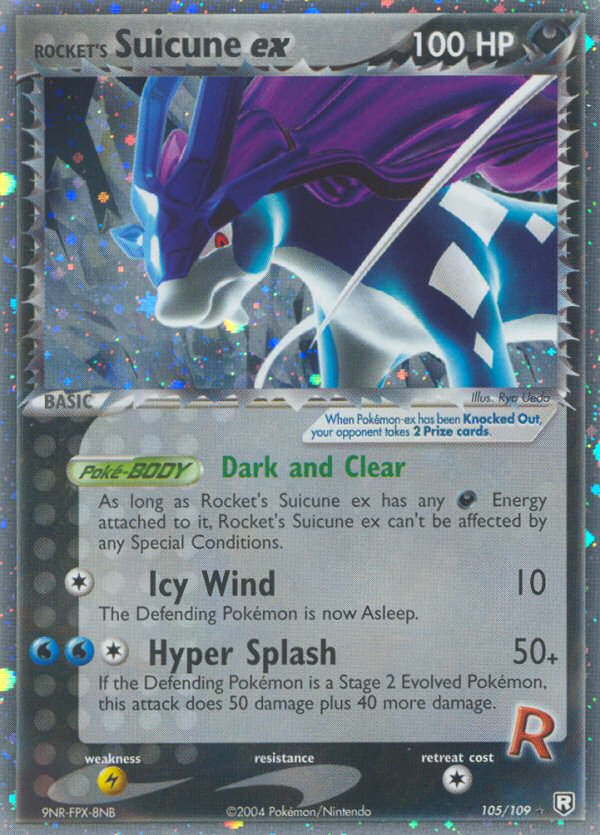 Rocket's Suicune ex (105/109) [EX: Team Rocket Returns] | Card Merchant Takapuna