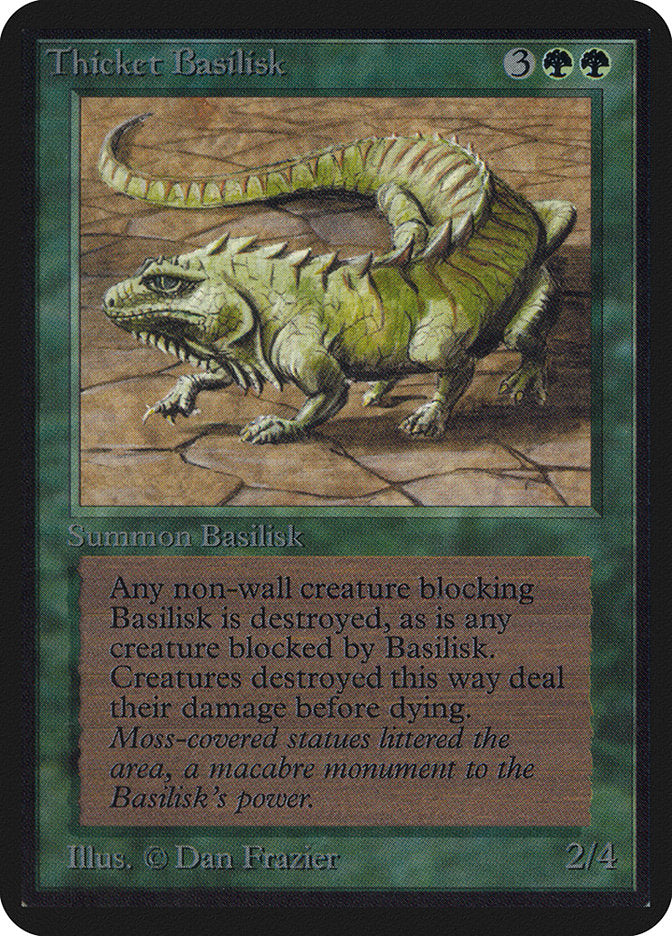 Thicket Basilisk [Alpha Edition] | Card Merchant Takapuna