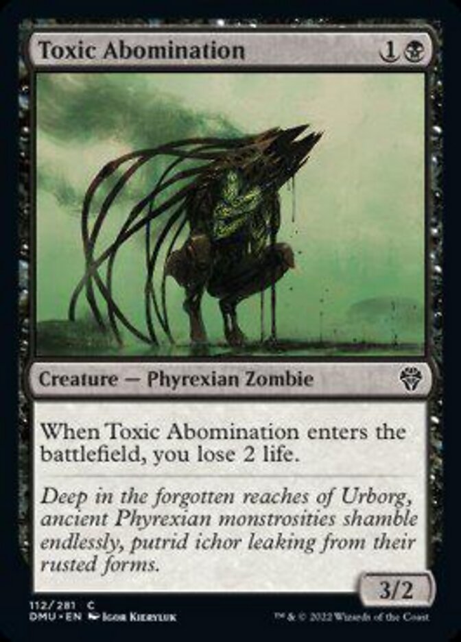 Toxic Abomination [Dominaria United] | Card Merchant Takapuna