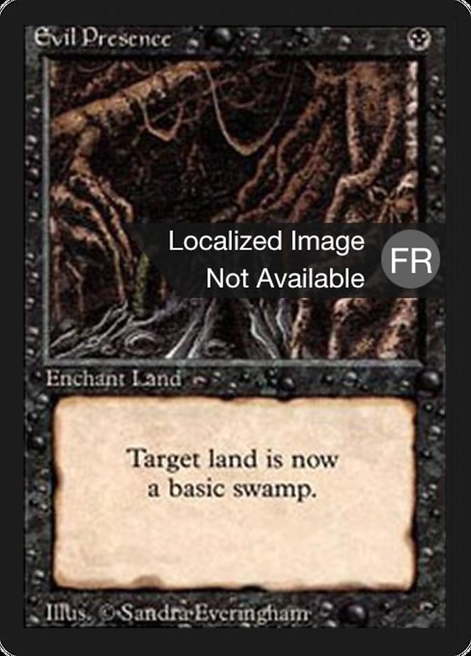 Evil Presence [Foreign Black Border] | Card Merchant Takapuna