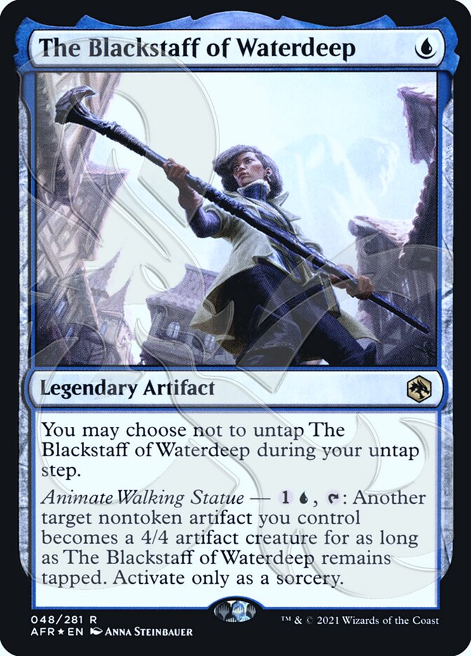 The Blackstaff of Waterdeep (Ampersand Promo) [Dungeons & Dragons: Adventures in the Forgotten Realms Promos] | Card Merchant Takapuna