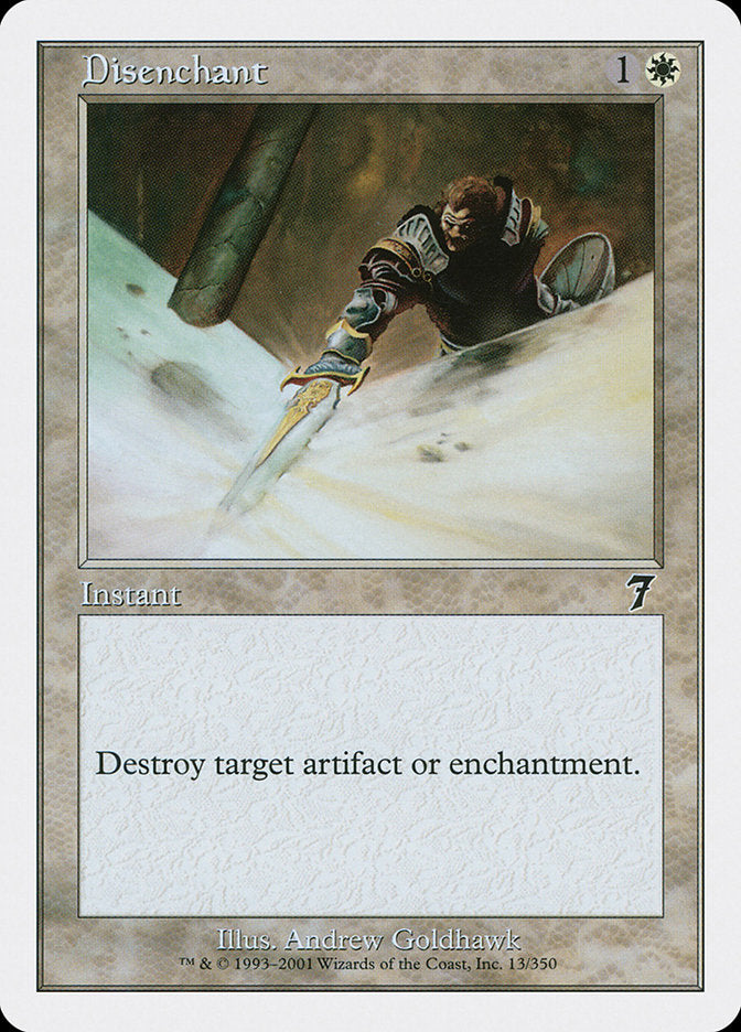 Disenchant [Seventh Edition] | Card Merchant Takapuna