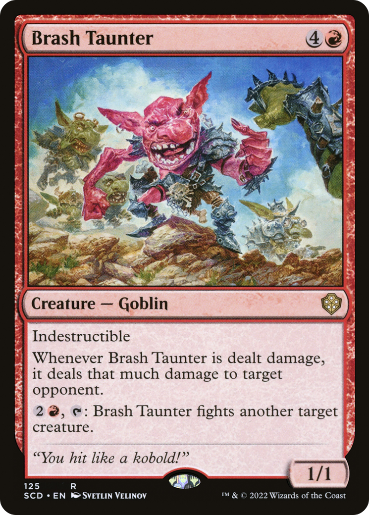 Brash Taunter [Starter Commander Decks] | Card Merchant Takapuna