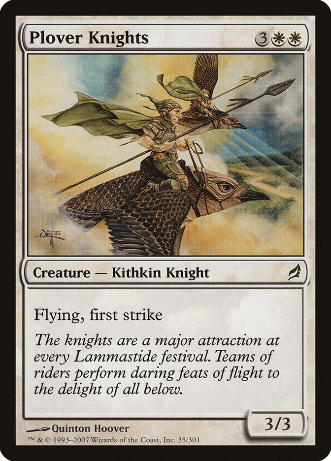 Plover Knights [Lorwyn] | Card Merchant Takapuna