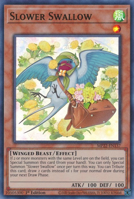 Slower Swallow [MP22-EN137] Super Rare | Card Merchant Takapuna