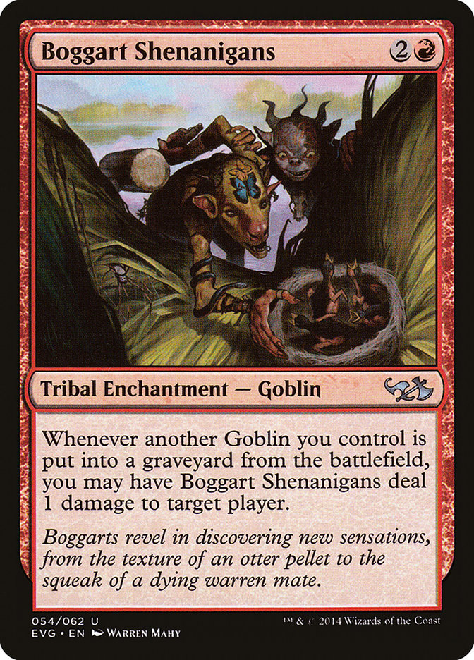 Boggart Shenanigans (Elves vs. Goblins) [Duel Decks Anthology] | Card Merchant Takapuna