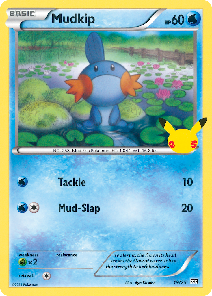 Mudkip (19/25) [McDonald's 25th Anniversary] | Card Merchant Takapuna