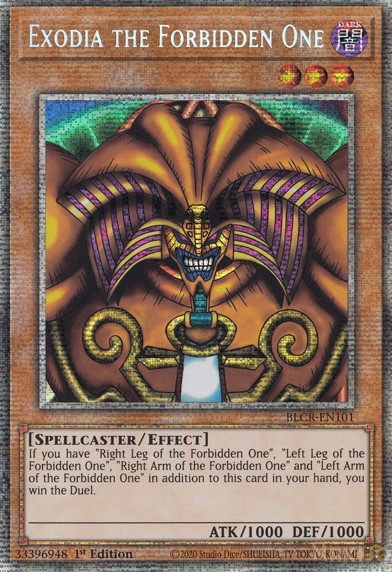 Exodia the Forbidden One [BLCR-EN101] Starlight Rare | Card Merchant Takapuna