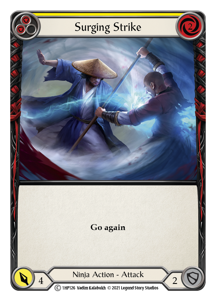 Surging Strike (Yellow) [1HP126] (History Pack 1) | Card Merchant Takapuna