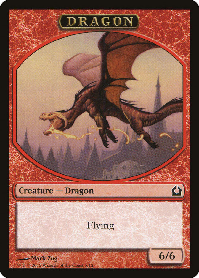 Dragon Token [Return to Ravnica Tokens] | Card Merchant Takapuna