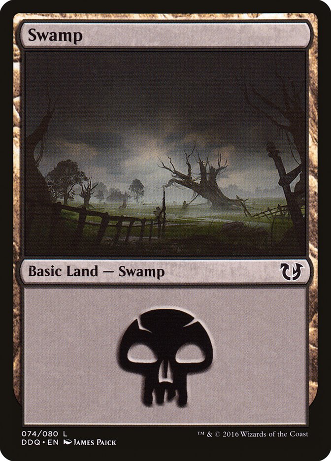 Swamp (74) [Duel Decks: Blessed vs. Cursed] | Card Merchant Takapuna