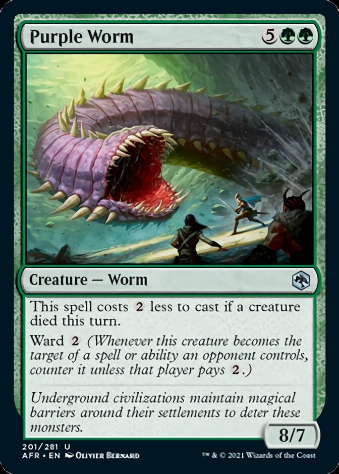 Purple Worm [Dungeons & Dragons: Adventures in the Forgotten Realms] | Card Merchant Takapuna