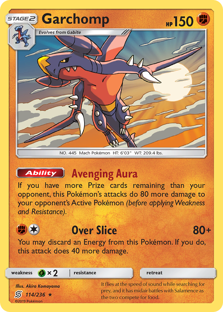 Garchomp (114/236) [Sun & Moon: Unified Minds] | Card Merchant Takapuna