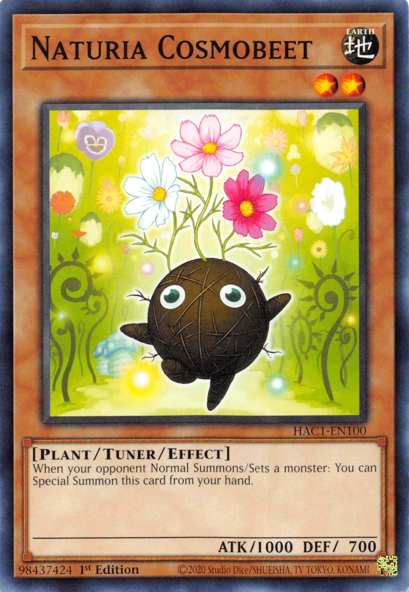 Naturia Cosmobeet [HAC1-EN100] Common | Card Merchant Takapuna