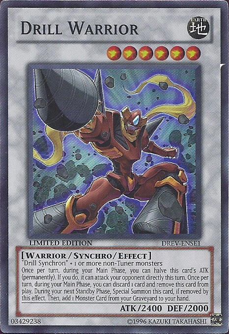 Drill Warrior [DREV-ENSE1] Super Rare | Card Merchant Takapuna