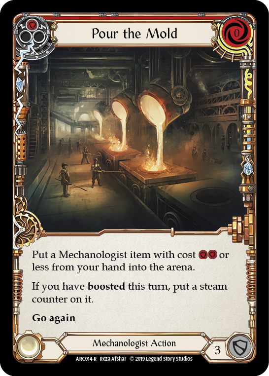 Pour the Mold (Red) [ARC014-R] (Arcane Rising)  1st Edition Normal | Card Merchant Takapuna