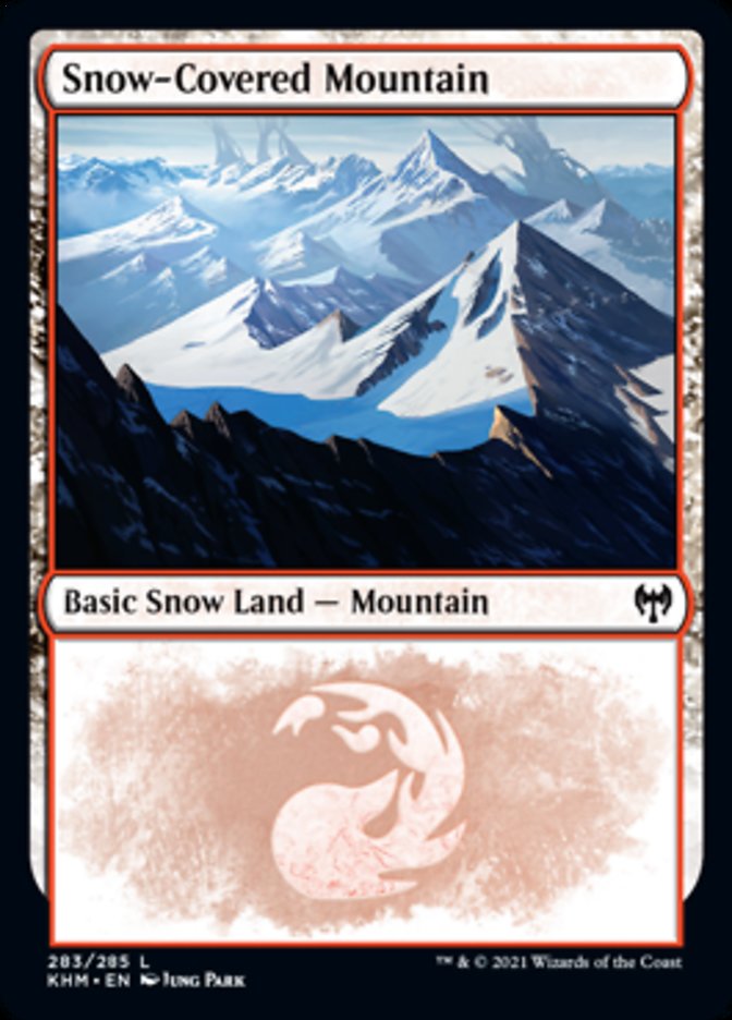Snow-Covered Mountain (283) [Kaldheim] | Card Merchant Takapuna